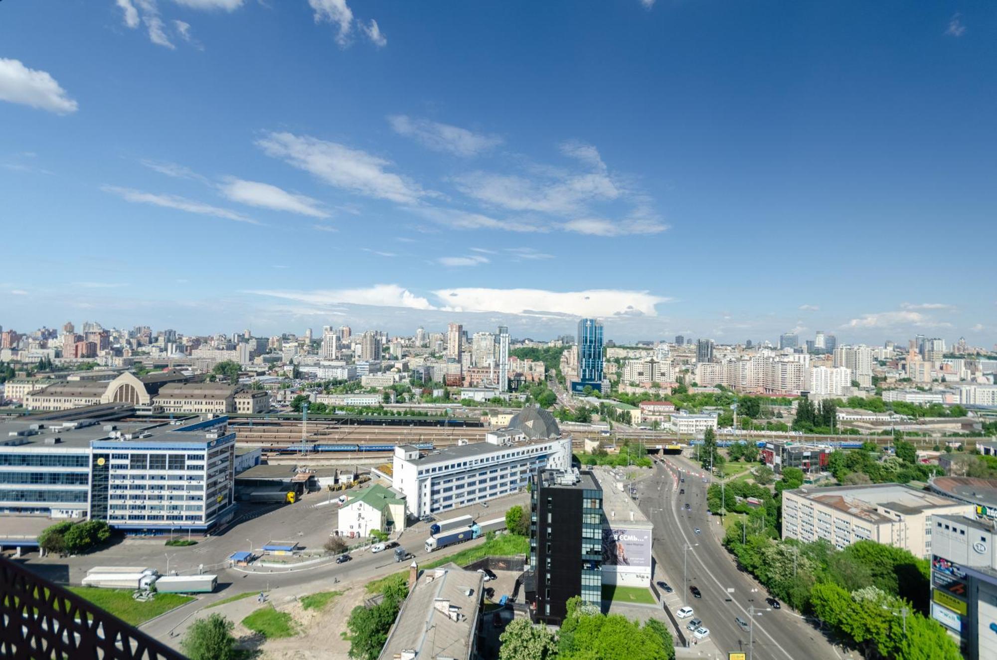 Petrovdom 234-241-86-96 In City View Apartments At Rc Kvartet,Near Central Railway Station Kiev Exteriör bild